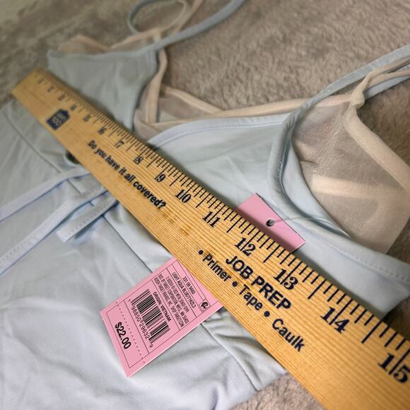 Wild Fable Mini Slip Dress Womens Small Light Blue Spaghetti Strap Soft Girl - Picture 6 of 6